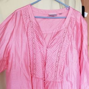 Plus Size Coral Blouse